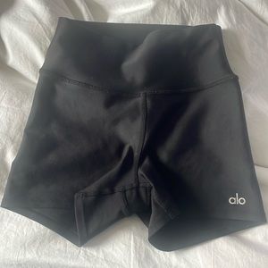 ALO Yoga Black Bike Shorts